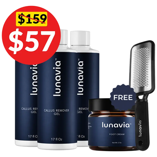 Three Bottles Callus Softening Gel PLUS the 2 free gifts